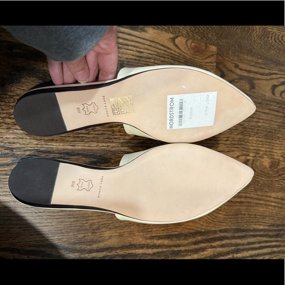 Tory Burch Eleanor Mule Cream Size 8 - Picture 7 of 8